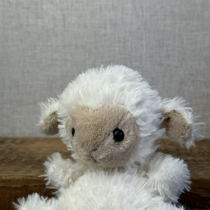 Jellycat Yummy Lamb - Small Textured Sheep Plush  Soft Toy Retired 6”