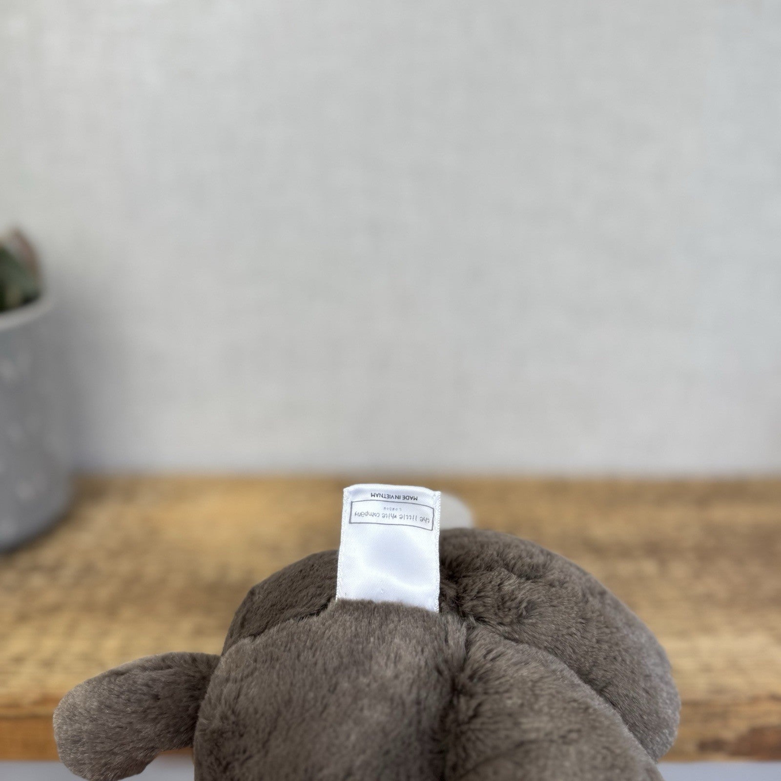 The Little White Company My First Reindeer With Tags - Super Soft Christmas Toy