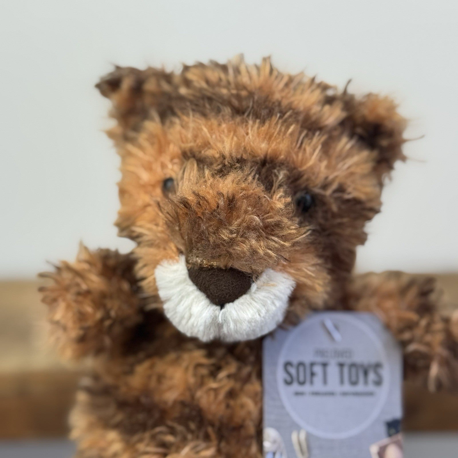 Jellycat Little Tiger - Small Retired Sitting Beanie Tiger Plush 7"