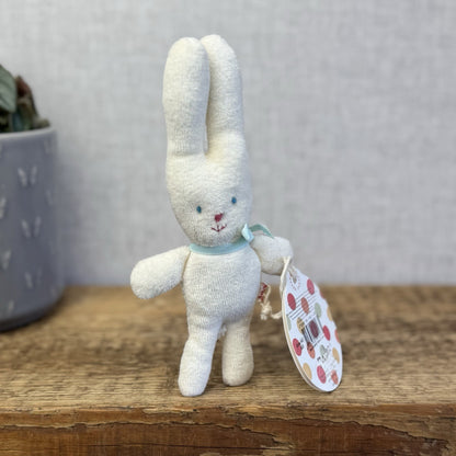 Maileg Baby Bunny Rattle - New With Tags Retired Soft Toy Rare 6"