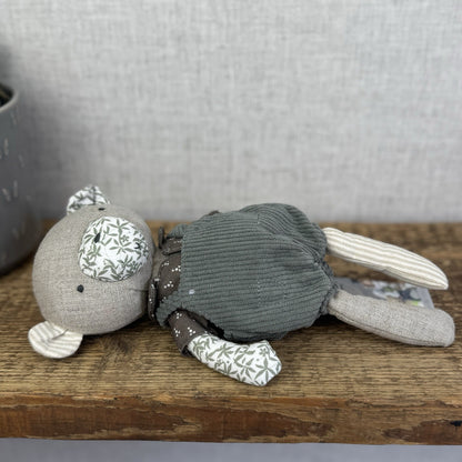 Mamas & Papas X Laura Ashley Bear - Scandinavian Baby Boy Bear Green Leaves Rare
