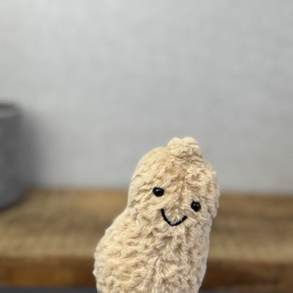 Jellycat Amusable Peanut - Small Beige Peanut Soft Toy Beanie 5"