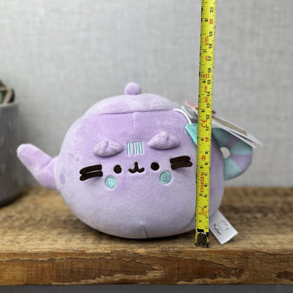Gund Pusheen Cat - Teapot Pusheen Soft Squishy Plush Toy Collectible New 8"