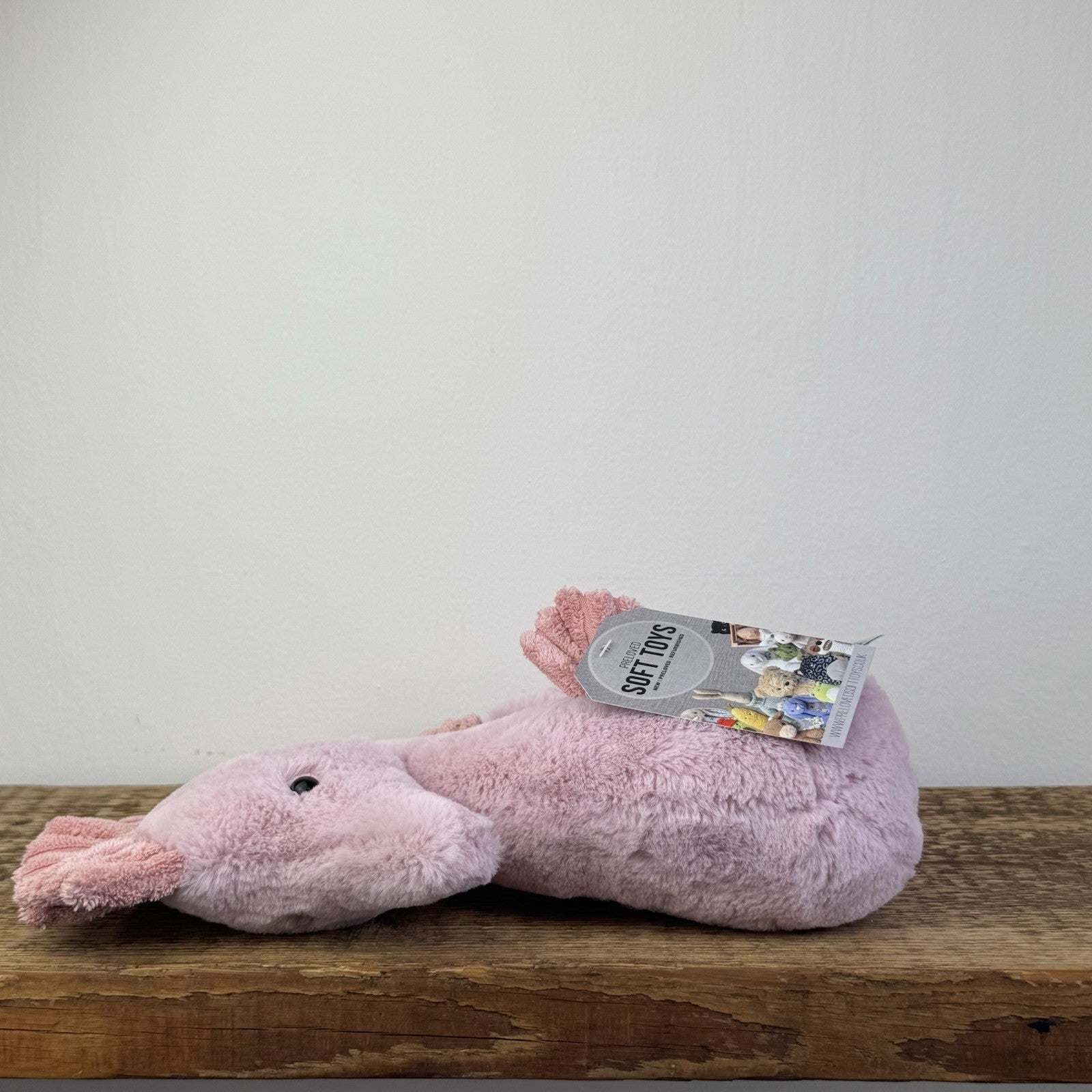 Jellycat Sienna Seahorse - Pink Medium Size Seahorse Beanie Retired 10"