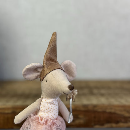 Maileg Toothfairy Mouse - Mouse OnlyFairy Mouse With Wand, Hat & Tutu