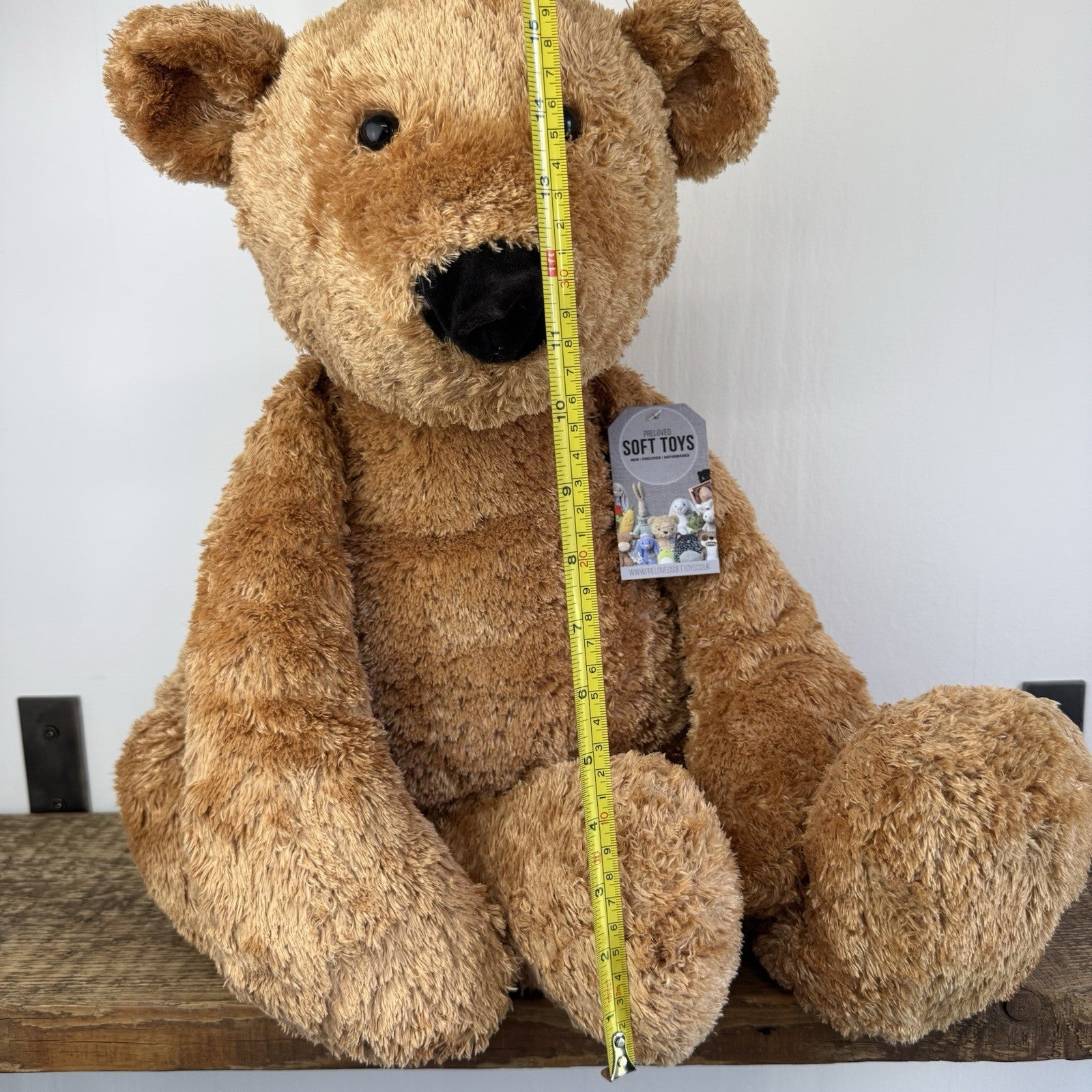 Jellycat HUGE Tumbler Bear - Massive Rare Retired Vintage Bear 28”