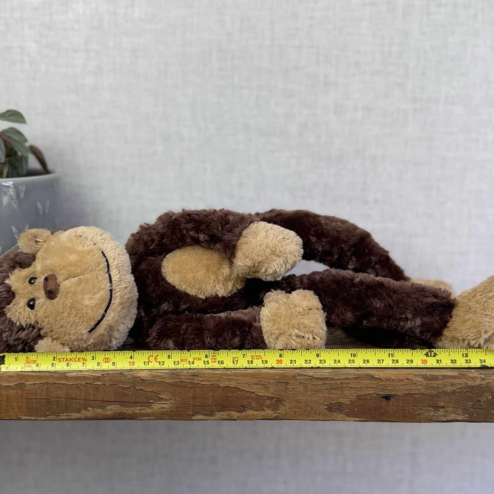 Jellycat Small Pickles Monkey - Vintage Jellycat Monkey New With Tags 12" Rare