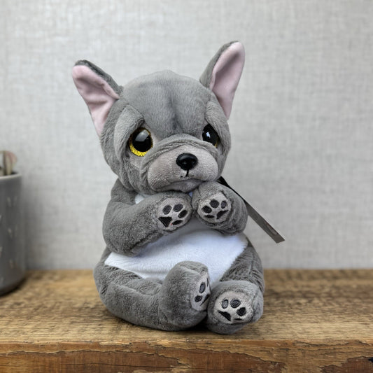 TY Beanie Bellies - Wilfred the Dog 15cm - Large Beanie French Bulldog Soft Toy