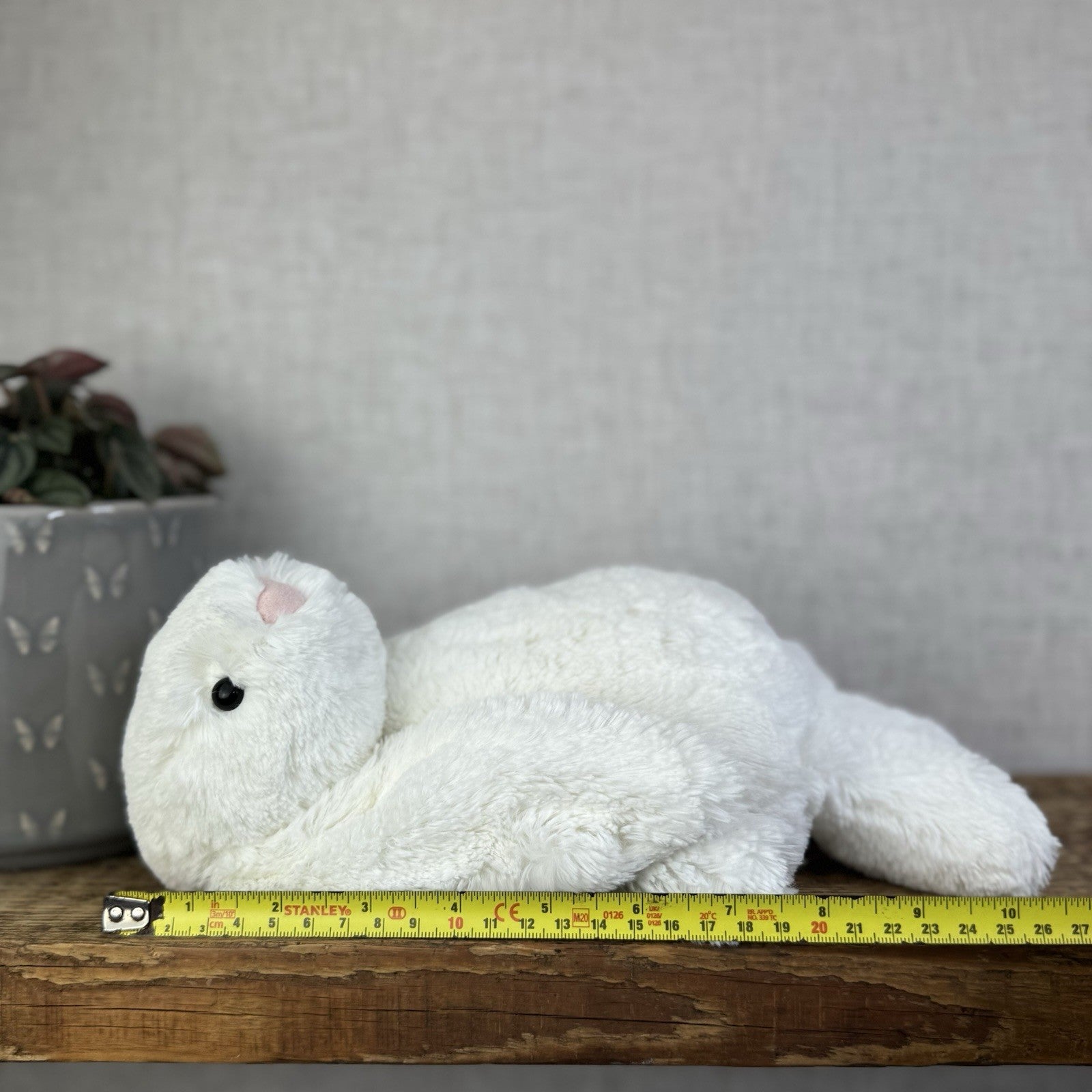 Jellycat The Little White Company White Bashful Bunny White Bunny Retired 12"