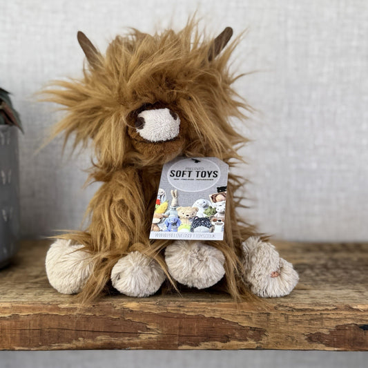 Wrendale Designs - Hannah Dale Junior Highland Cow - Small Gordon 10”