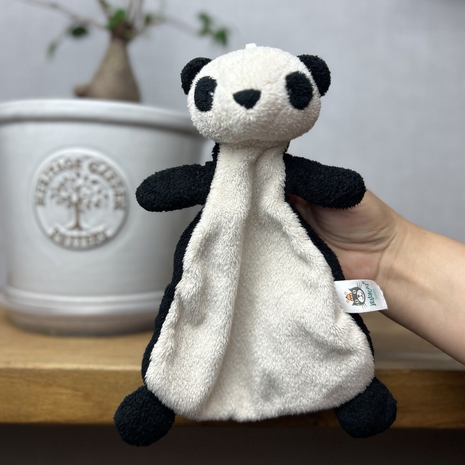 Jellycat Pippet Panda Bear Comforter Soother - Soft Toy Blankie - Panda Soother