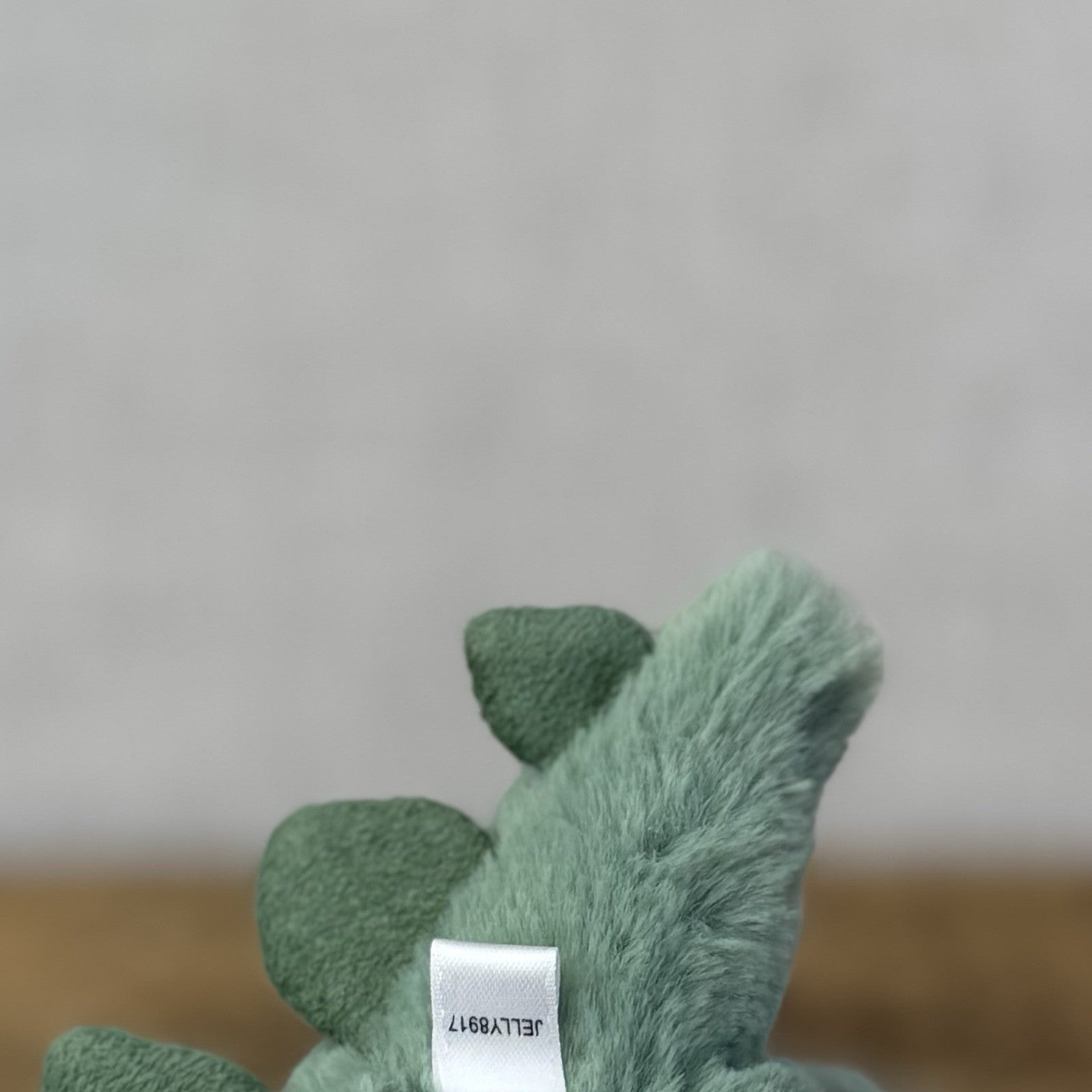 Jellycat Mini Fossily Stegosaurus - Tiny Dinosaur Beanie Plush Mini Dino 6"