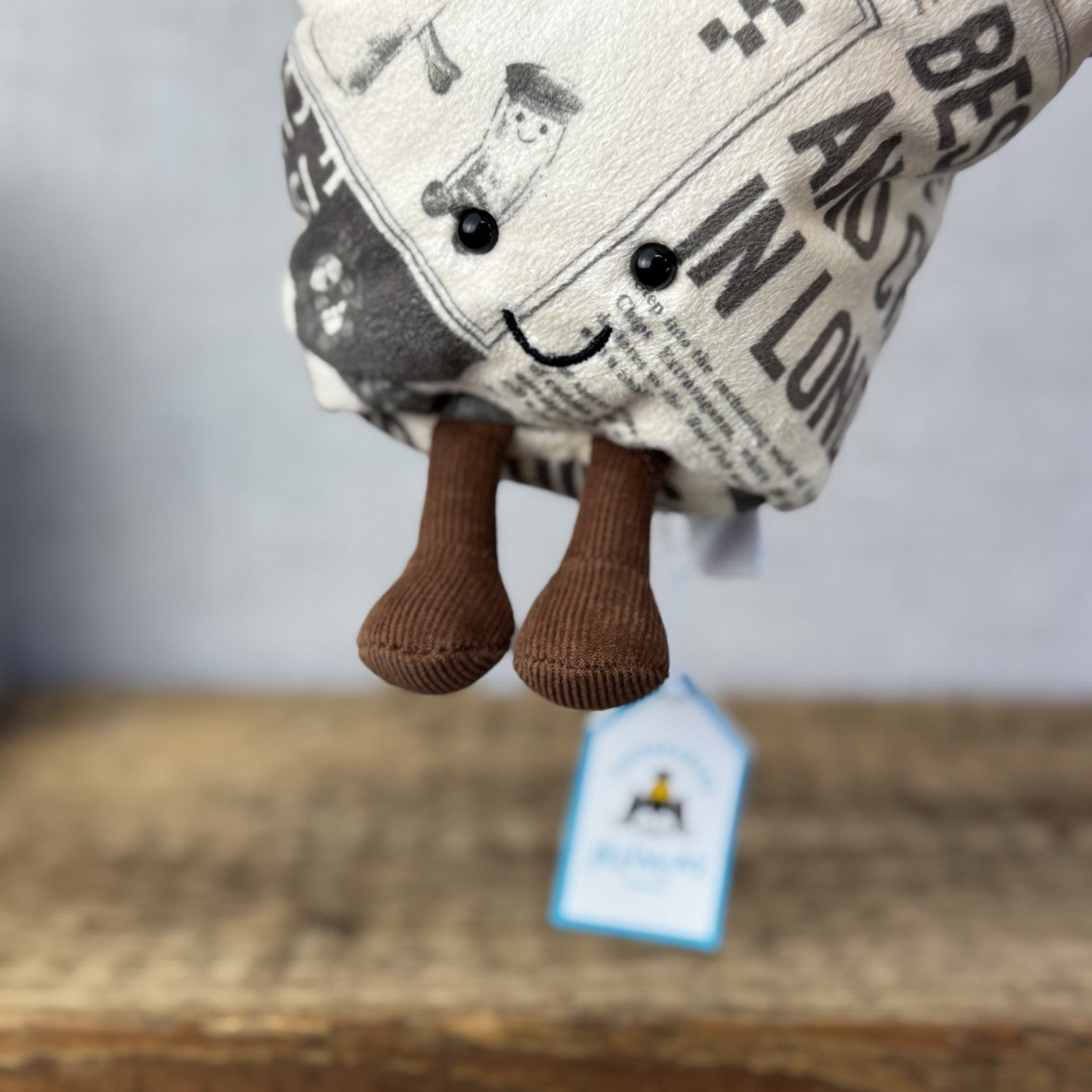 Jellycat Amuseable Cosy Chips - Fish & Chips Selfridges Exclusive Soft Toy Tags 