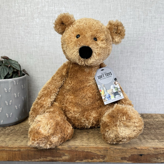 Jellycat Large Tumbler Bear - Large Scruffy Cute Bear Soft Toy Plush Vintage 16”