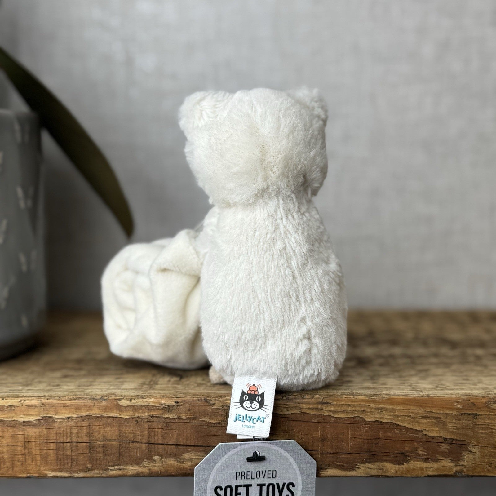 Jellycat Snowy Owl Soother - White Comforter Owl Bird Neutral Bab Comforter
