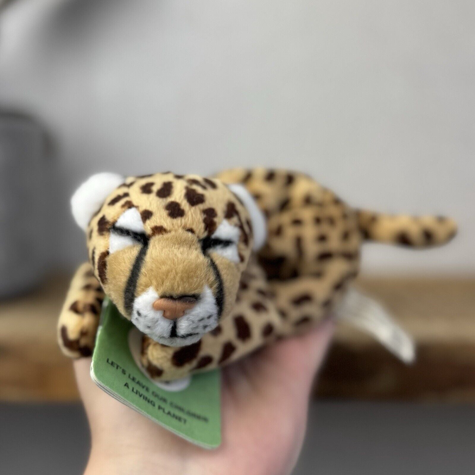 WWF Small Leopard Beanie - Anna Club Plush New With Tags Small Leopard Soft Toy 