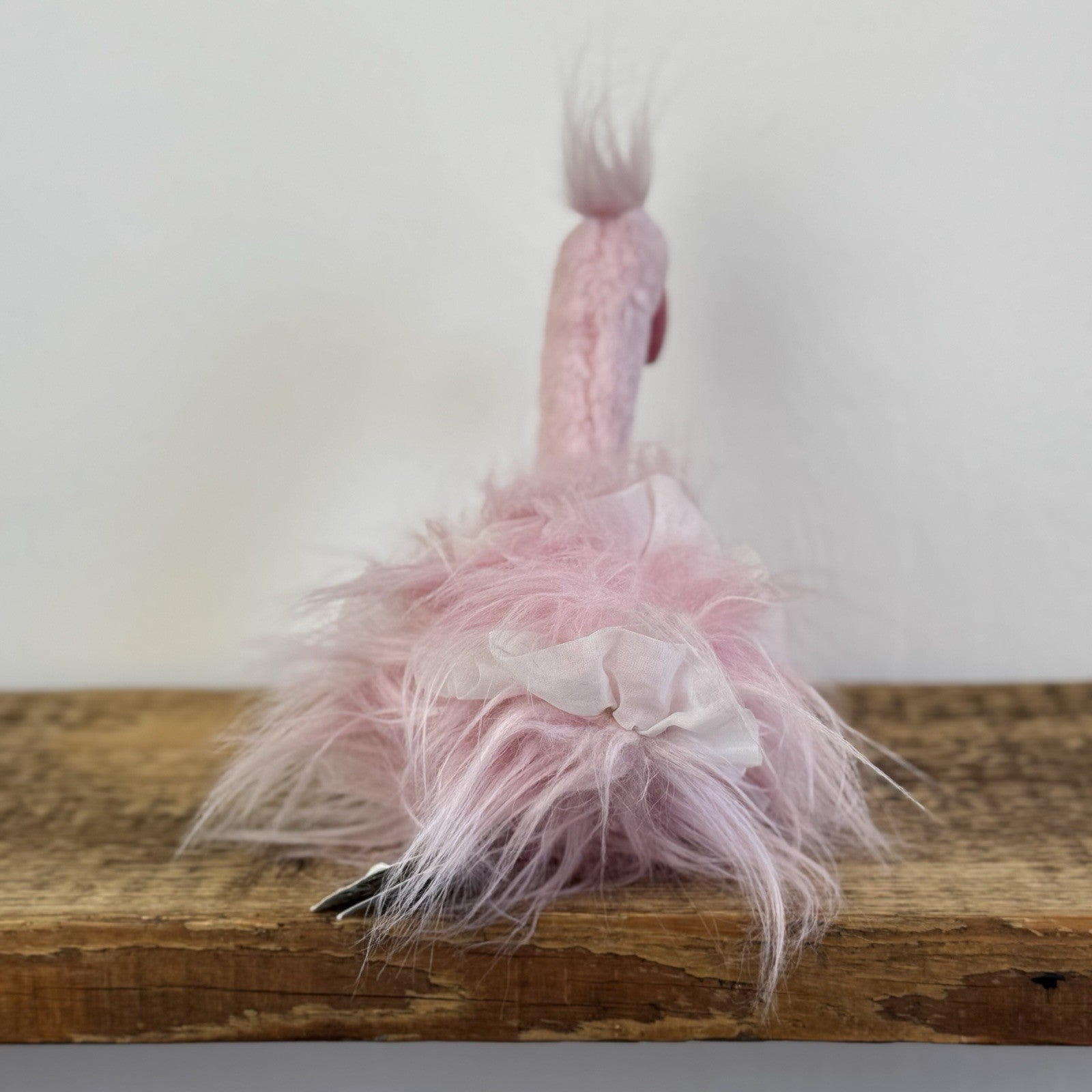 Jellycat Small Flo Maflingo - Fluffy Pink Flamingo Beanie With Tags (imperfect)