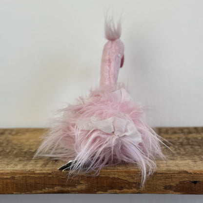 Jellycat Small Flo Maflingo - Fluffy Pink Flamingo Beanie With Tags (imperfect)