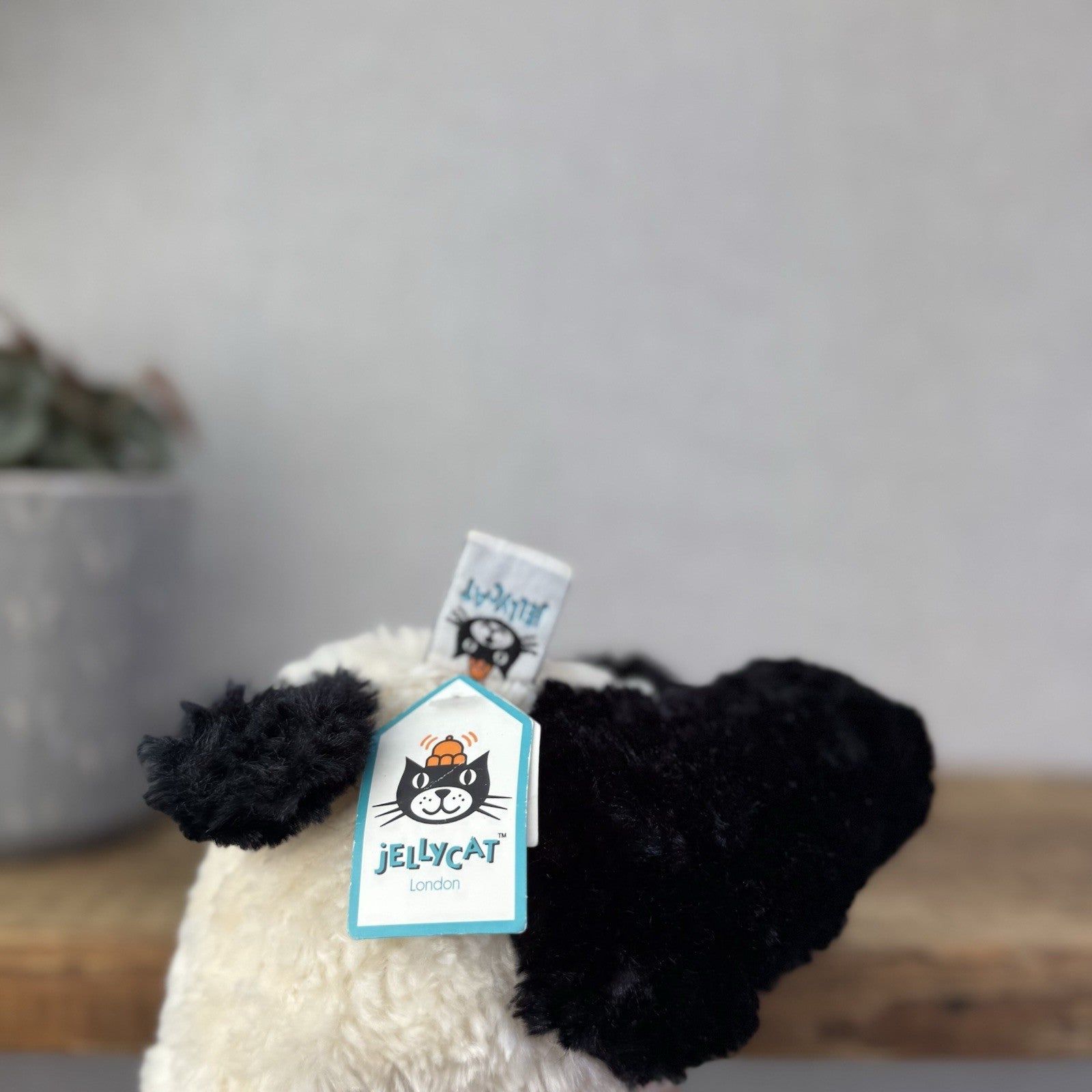 Jellycat Small Bartlesham Panda Bear - Vintage Panda With Tags Collectible 11"