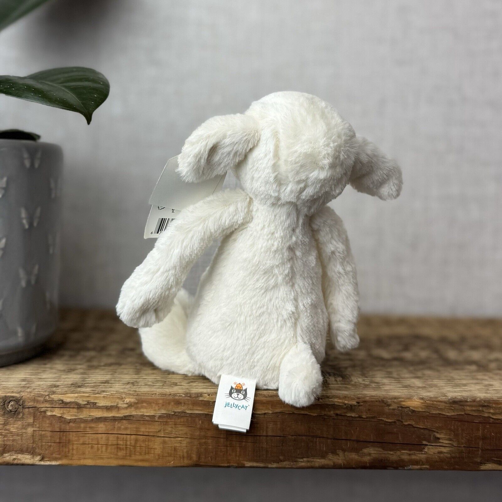 Jellycat Small Bashful Lamb Soft  Plush - Small Bashful Lamb Old Style Old Tags