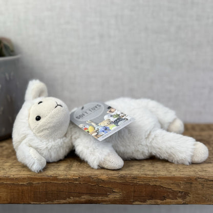Jellycat Nibbles Lamb - White Sheep Beanie Farm Animal Fluffy Retired Rare 10"