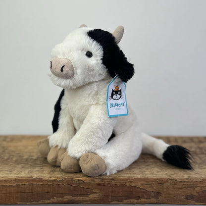 Jellycat Small Carey Calf - With Tags Small Calf/Cow Beanie Retired/Rare 8"