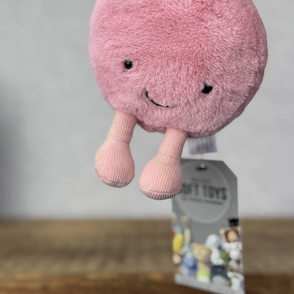 Jellycat Amuseable Raspberry Macaron - Original First Release Rare Pink 4"