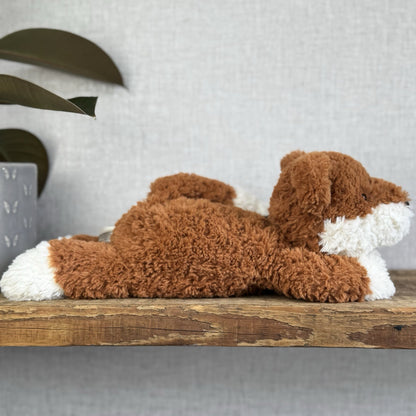 Jellycat Tumblie Fox Laying Curly Fox Plush Beanie Lying Fox Soft Toy 12" (#2)