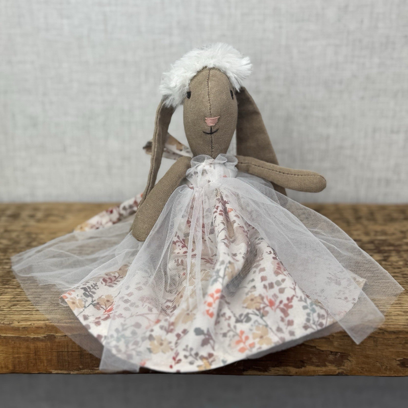 Maileg Mini Bunny - Brown Mini Bunny Princess (Custom Princess Outfit)