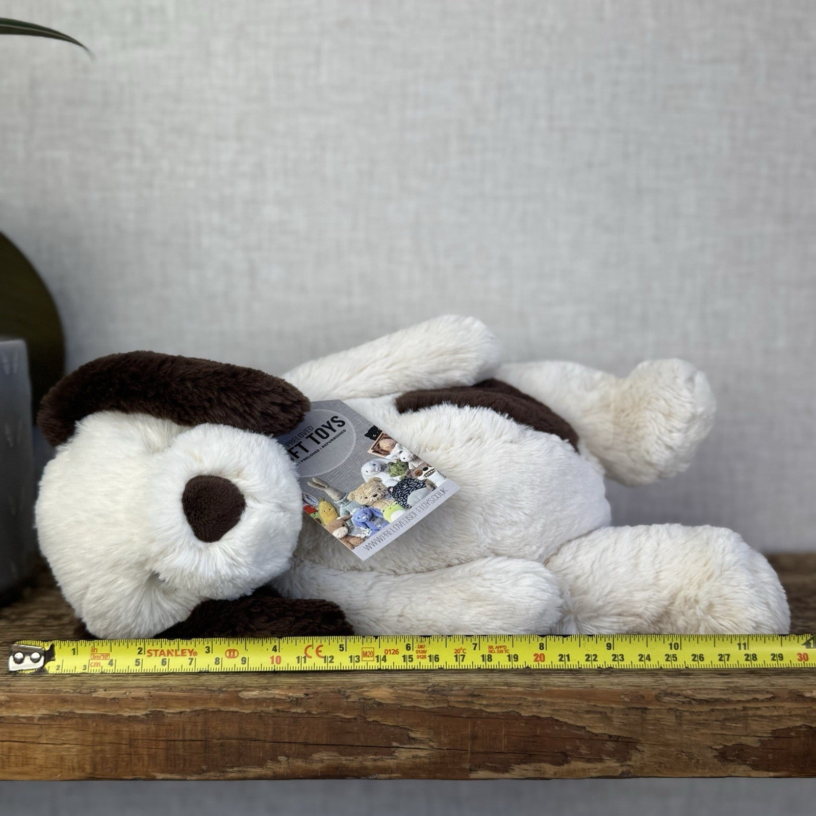 Jellycat Medium Puffles Dog Puppy - Super Soft Puppy Dog Medium Retired 12”