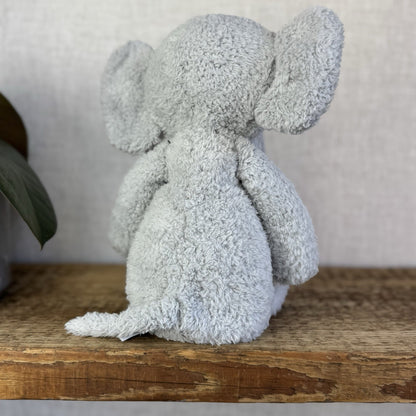Jellycat Medium Nugget Elephant - Medium Nugget Elephant Grey Soft Toy 12"