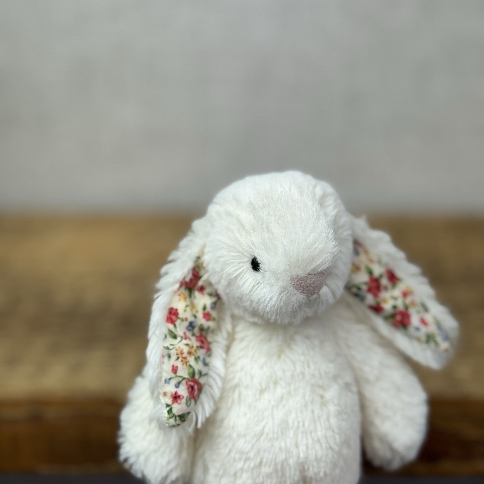 Jellycat Tiny Baby Cream Blossom Bashful Bunny - Tiny Floral Rabbit  Bunny 5”