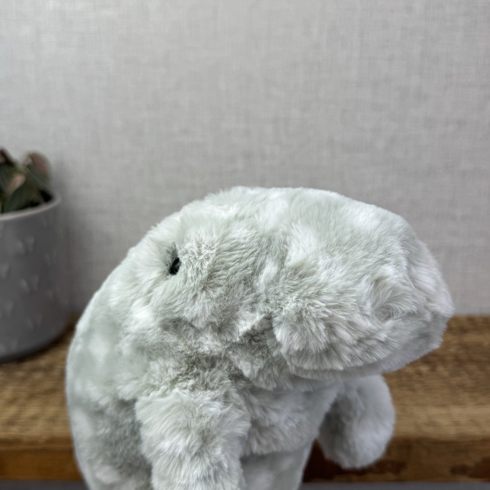 Jellycat Little Billow Manatee - New With Tags Detached Little Grey Spotty Rare