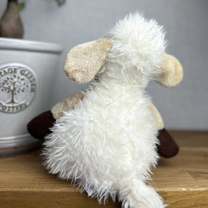 Jellycat Tiggalope Sheep - Medium Sheep 14" - White Fluffy Beanie Sheep Retired