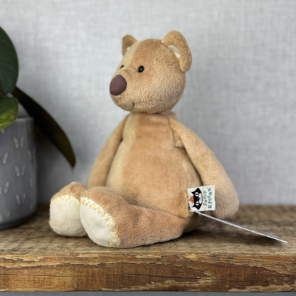 Jellycat JellyKitten Traditional Teddy Bear Beige Tan New Without Tags 12” Rare