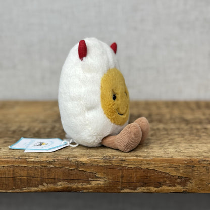 Jellycat Amuseable Devil Egg - Devilled Egg Retired Food Soft Beanie Mini 5"