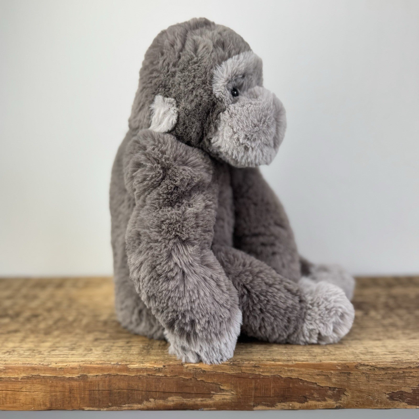 Jellycat Medium Gregory Gorilla - Super Soft Monkey Jellycat - Retired Rare 11”
