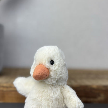 Jellycat Nippit Duck - Tiny Soft Beanie Duck Toy Plush - Retired Chick/Duck 5"