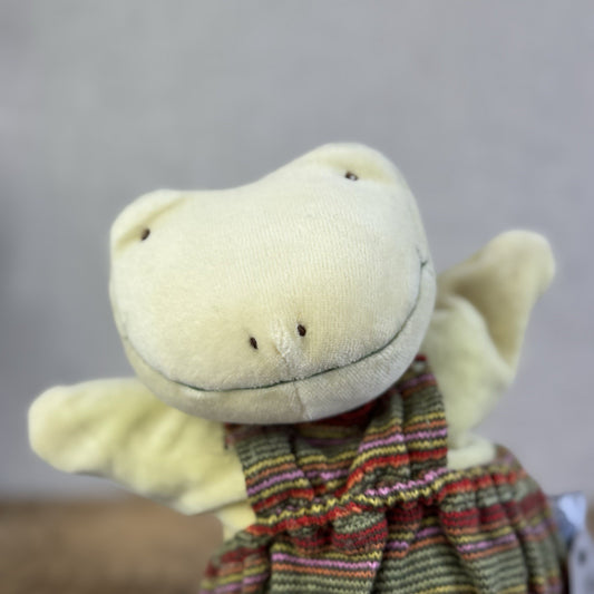 Moulin Roty Frog Soft Hand Puppet - Frog Puppet - Moulin Roty La Grande Famille