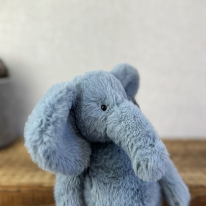 Jellycat Sweetie Elephant - Blue Fluffy Medium Elephant Soft Toy New With Tags
