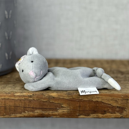 Monsoon Flower Flopsy Kitten (Jellycat Collaboration) Mini Cat Beanbag Plush 5”