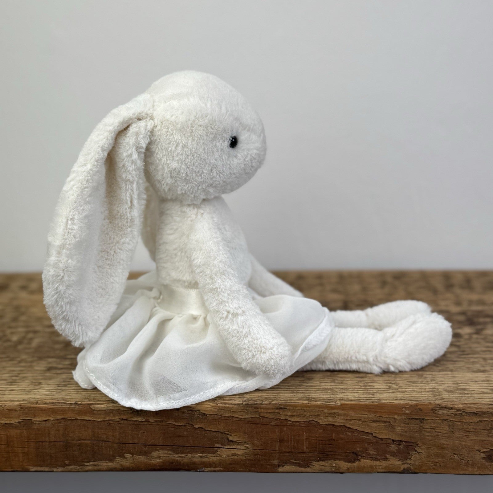 Jellycat Cream Arabesque Bunny - Small Ballerina Tutu Bunny Retired 10"