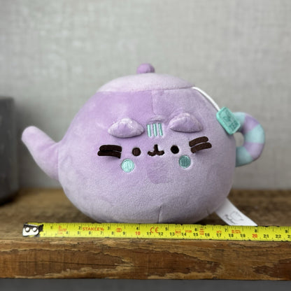 Gund Pusheen Cat - Teapot Pusheen Soft Squishy Plush Toy Collectible NWOT 8"