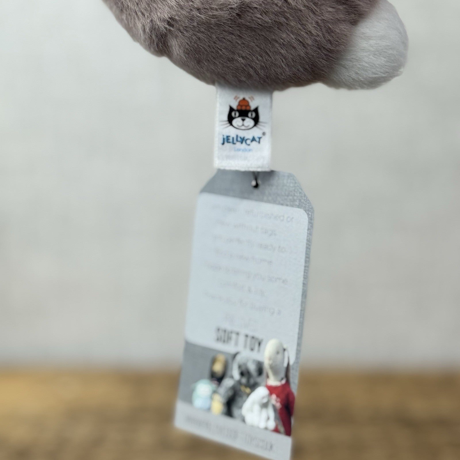 Jellycat Pebblet Mushroom Bunny Rabbit - Small Purple/Brown Rabbit Fluffy