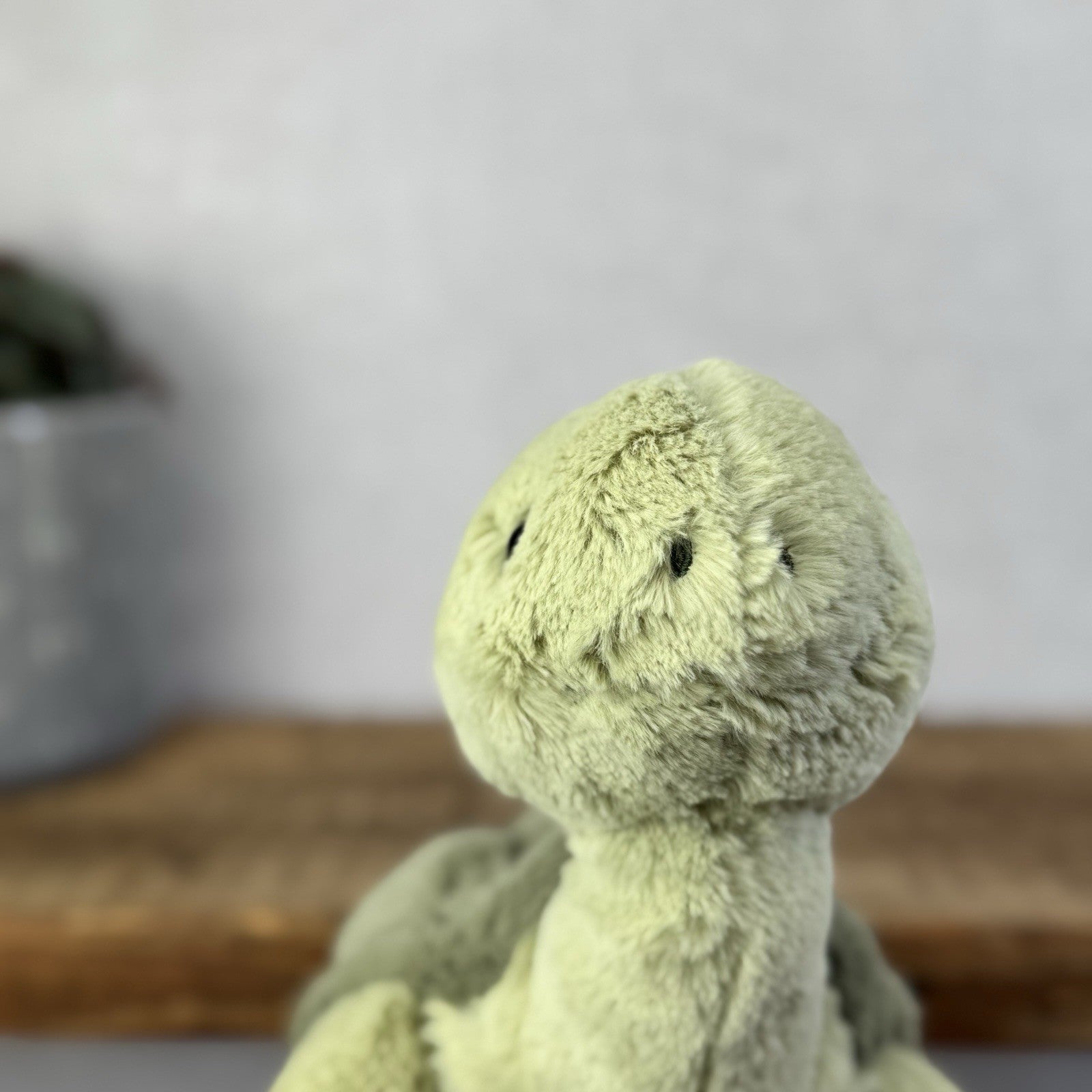 Jellycat Tully Turtle - Medium Beanie Green Soft Toy Turtle With Tags 10"