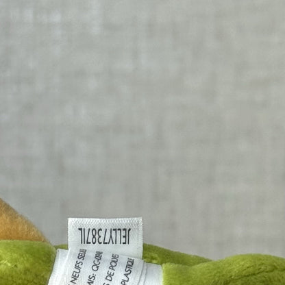 Jellycat Small CeeCee Turtle - Small Green Velour Turtle Beanie retired 6”
