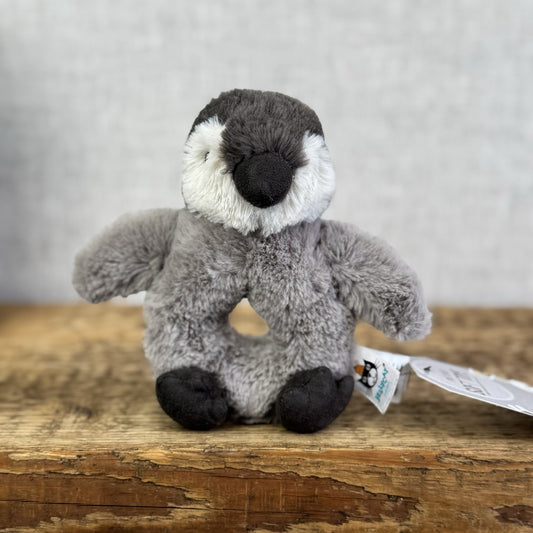 Jellycat Baby Percy Penguin Grabber - Mini Penguin Rattle Soft Sensory Rattle