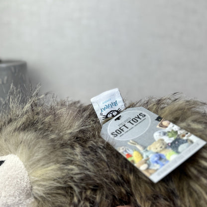 Jellycat Cyril Sloth - Fluffy Grey/brown Sloth Soft Toy Retired Rare Beanie 14”