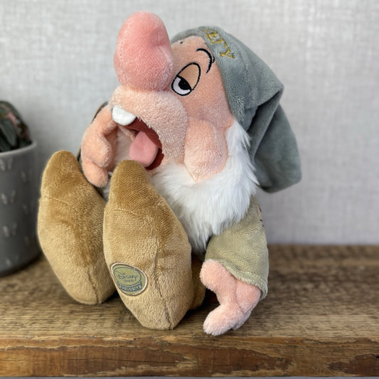 Disney Store Stamped Sleepy Dwarf - Snow White Official Beanbag Plush With Tags