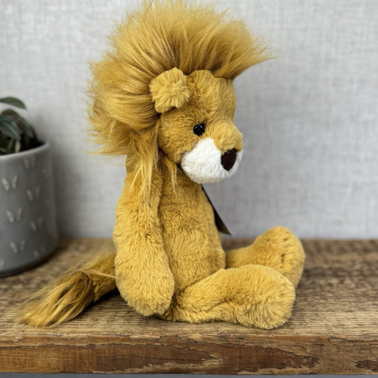Jellycat Wumper Lion - Super Soft Yellow Floppy Lion Soft Toy Retired Rare 14"